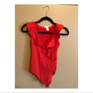 H&M Ruffled bodysuit